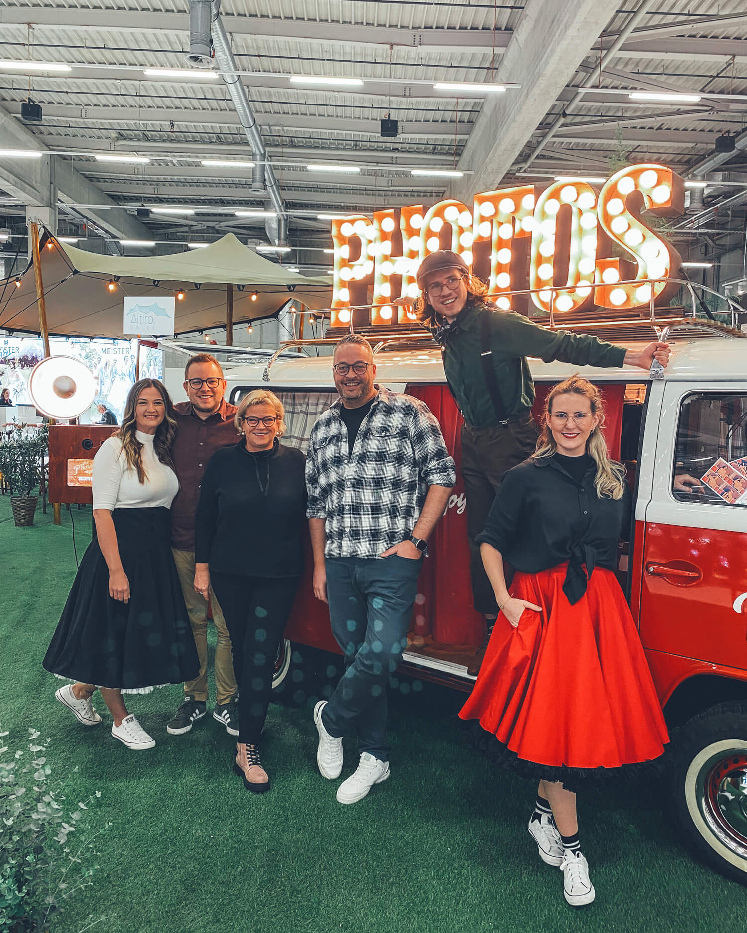 Das Team vom Fotobus in Bern